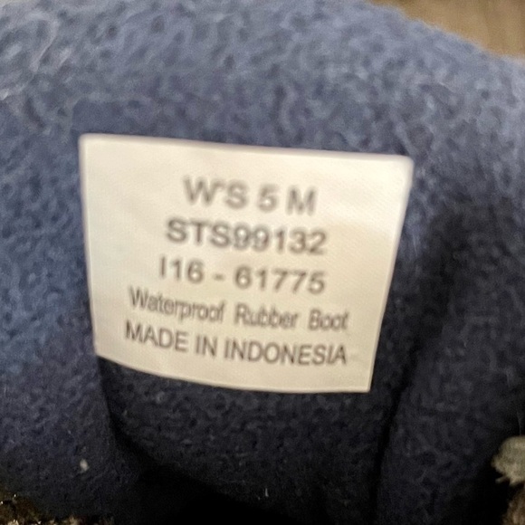 Sperry Waterproof Duck Boots, Insulated Rubber Rain or Snow Boots Women's Size 5 - Picture 11 of 11